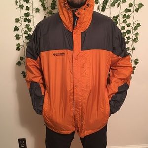 Columbia Omni-Tech Men’s Hooded Rain Jacket